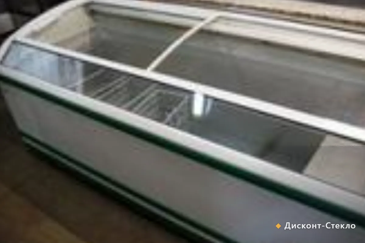 Плоское стекло и стеклопакет для морозильного ларя и холодильной витрины, доставка в Коломну